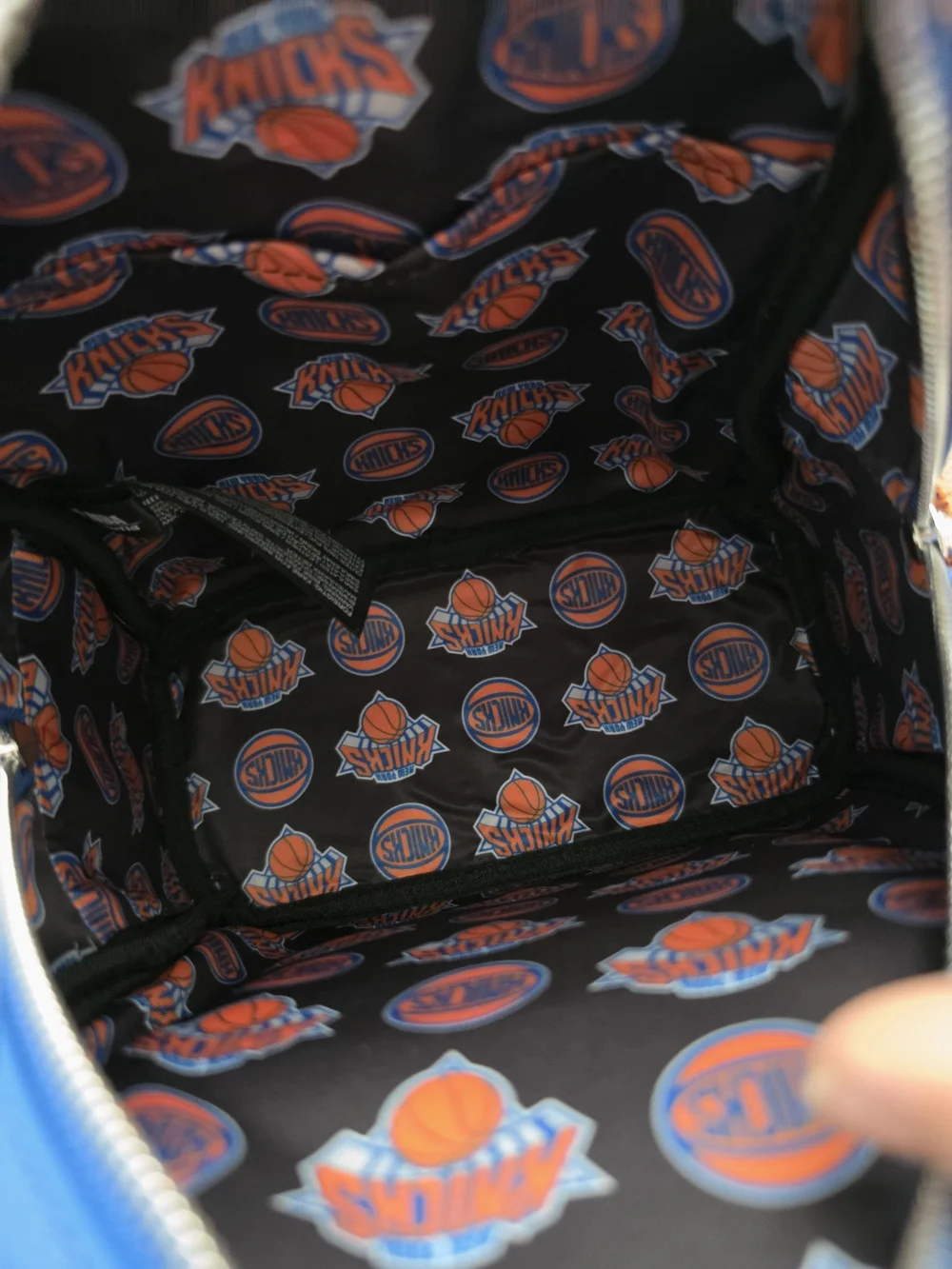 Loungefly NBA New York Knicks Mini Backpack Basketball Pebbled Texture Sports
